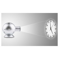 Balance HE-LPK10 Projectie Klok 14 cm Analoog Zilver