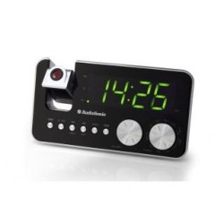 Audiosonic CL1484 Klokradio Projectie Zwart
