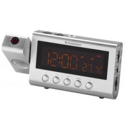 Audiosonic CL-471 Klokradio met Projectie Zilver