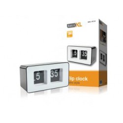 Basicxl BXL-FC10 Retro Flipklok Zwart