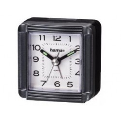Hama 00113937 A30 Travelling Alarm Clock, Grey